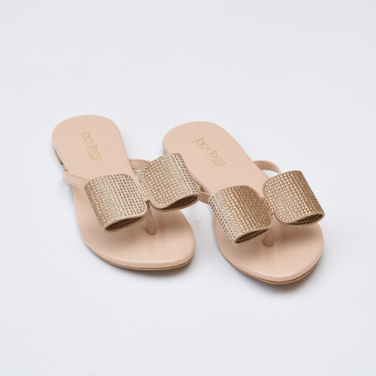 Glimmer Slides Beige