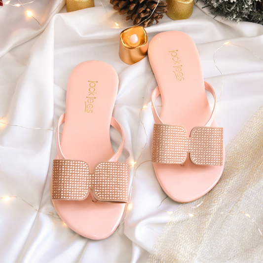 Glimmer Slides Pink
