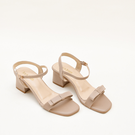 Bow Strap Beige