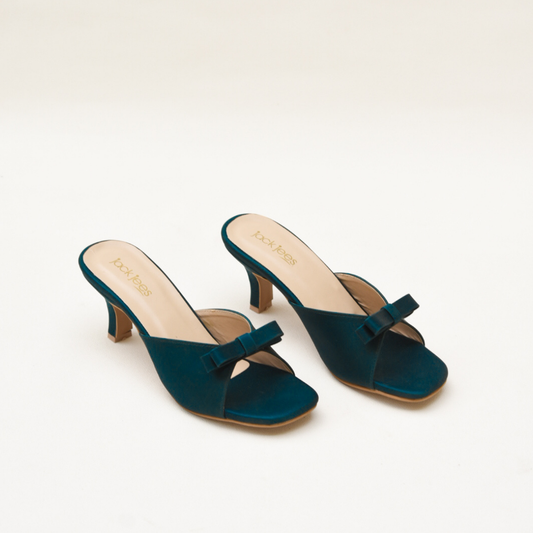 Bow Slip Mule Green