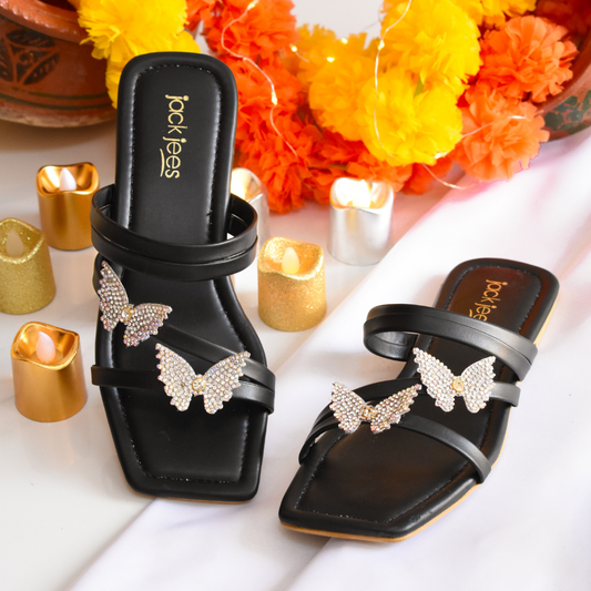 Butterfly Sparkle Black