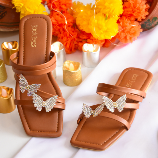 Butterfly Sparkle Brown