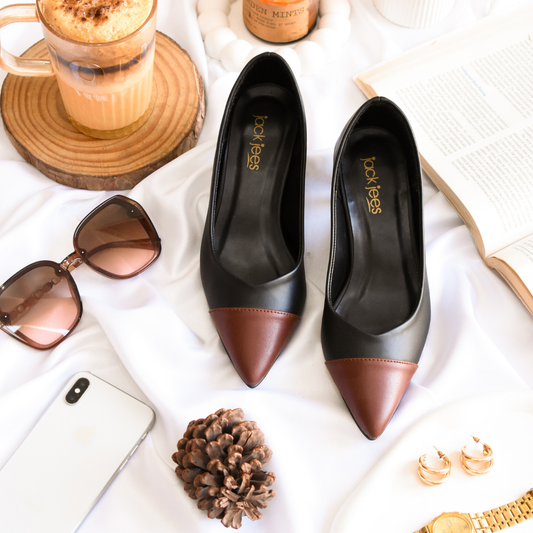 Two-Tone Pumps Black