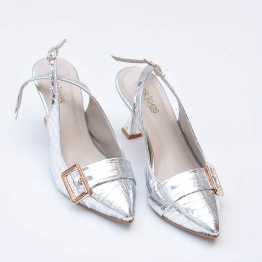 Luxe Heels Silver