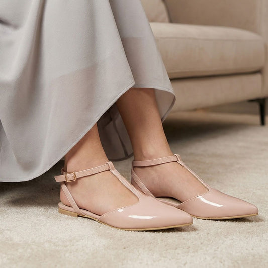 Serene Sling Flats Pink