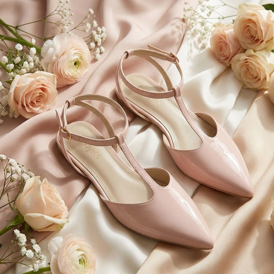 Serene Sling Flats Pink