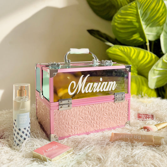 Aura Prism Vanity Box Pink