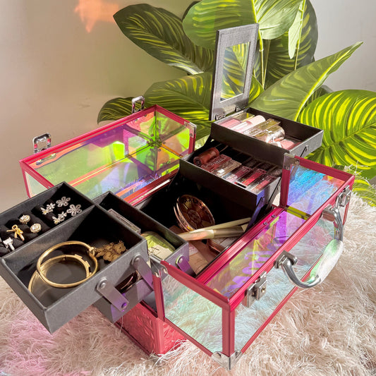 Aura Prism Vanity Box Red