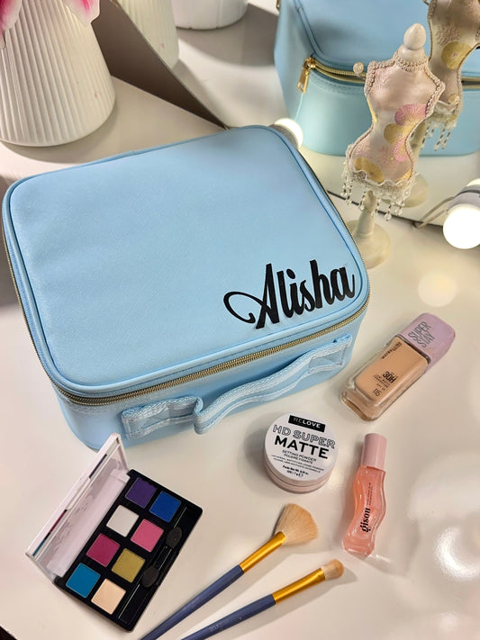 Luxe Glow Vanity Bag Blue