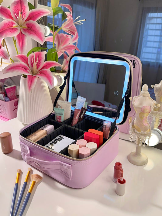 Luxe Glow Vanity Bag Purple