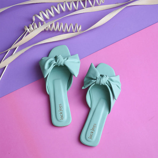Knot Bow Flats Green