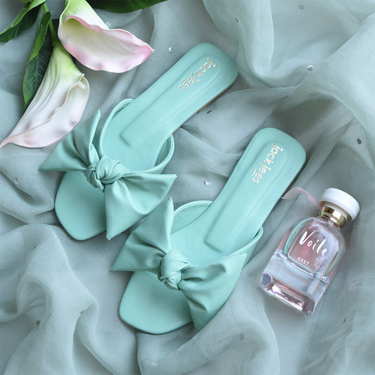 Knot Bow Flats Green