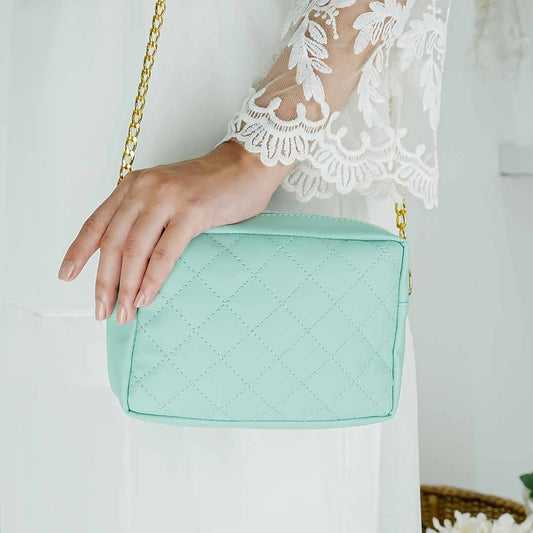 Square Stitched Crossbody Bag