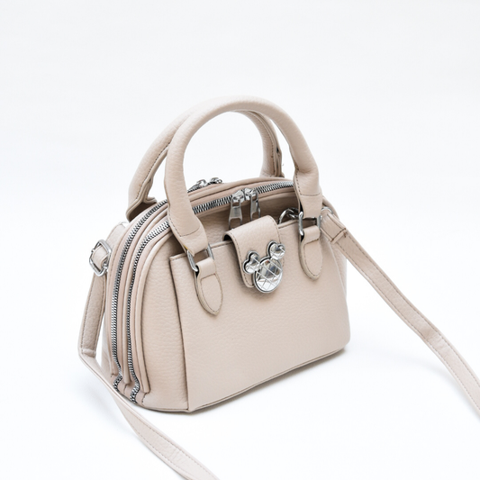 Minnie Charm Handbag Beige