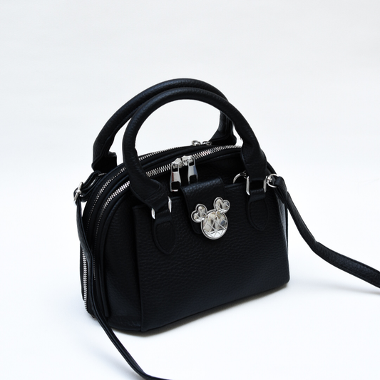 Minnie Charm Handbag Black