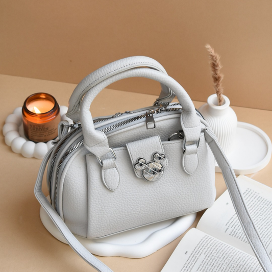 Minnie Charm Handbag Grey