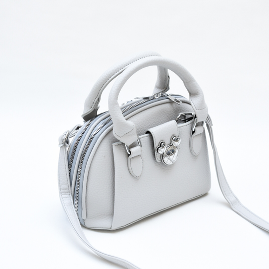 Minnie Charm Handbag Grey