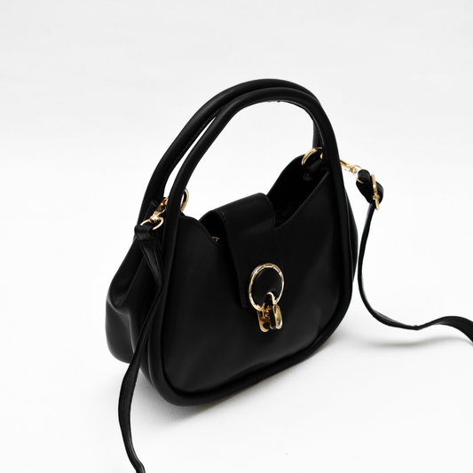 Luxe Arc Bag Black