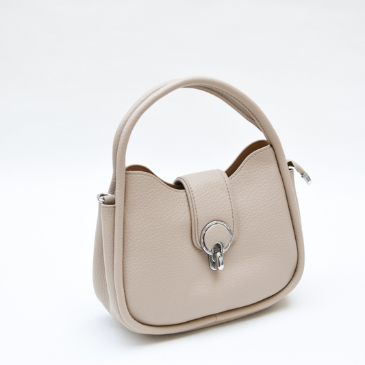 Elegant Mini Satchel Beige