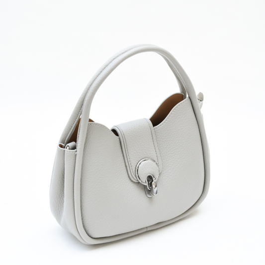 Elegant Mini Satchel Grey