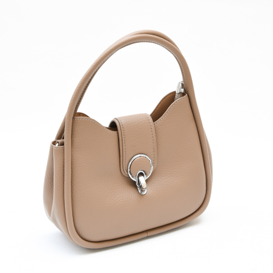 Elegant Mini Satchel Khaki