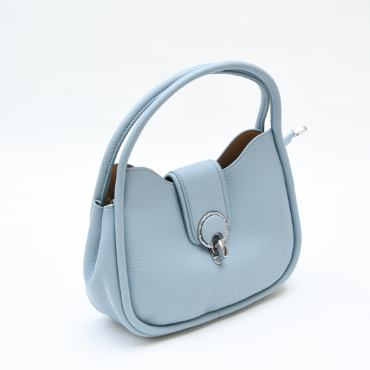 Elegant Mini Satchel Lightblue