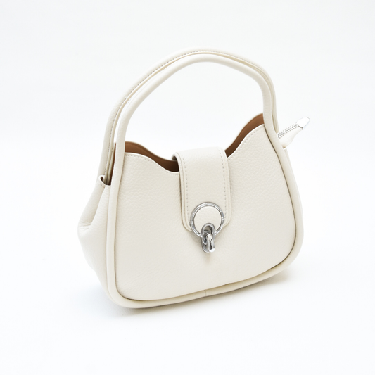 Elegant Mini Satchel White