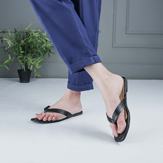 Pleated Flip-Flops