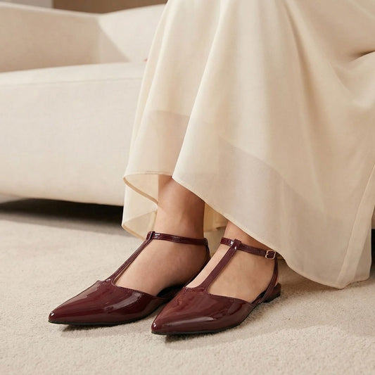 Serene Sling Flats Maroon
