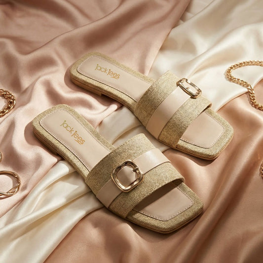 GraceStep Flats Beige