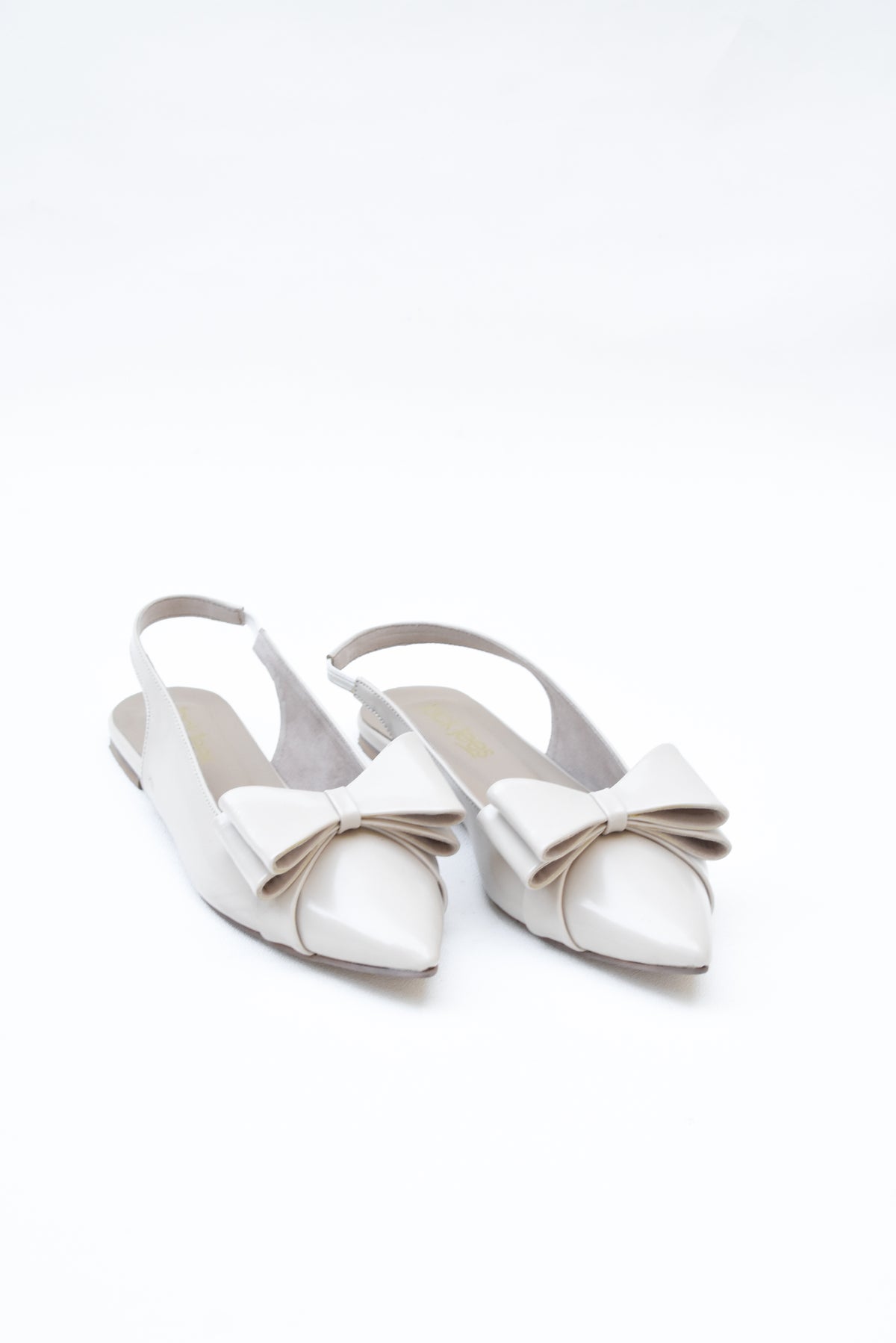 Luna Bow pointed toe slingback flats for women by Jack Jees