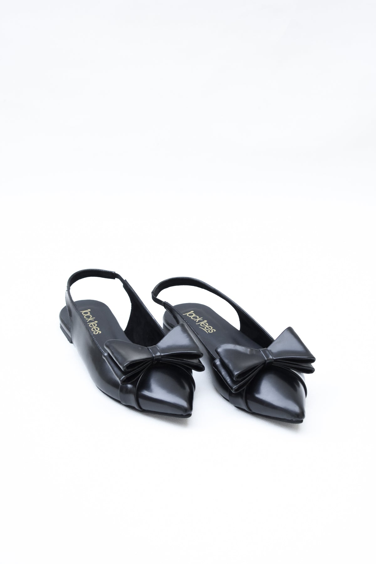 Luna Bow pointed toe slingback flats for women by Jack Jees