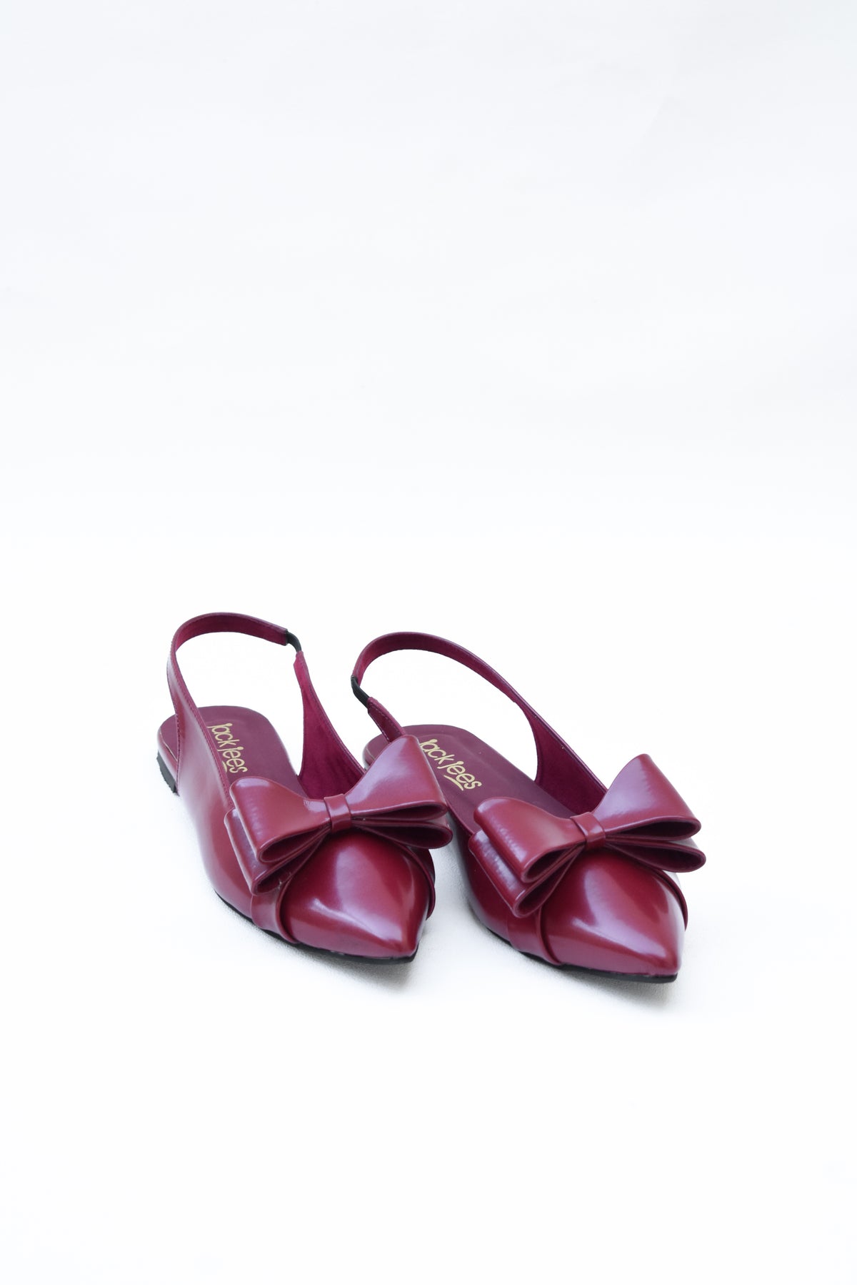 Luna Bow pointed toe slingback flats for women by Jack Jees