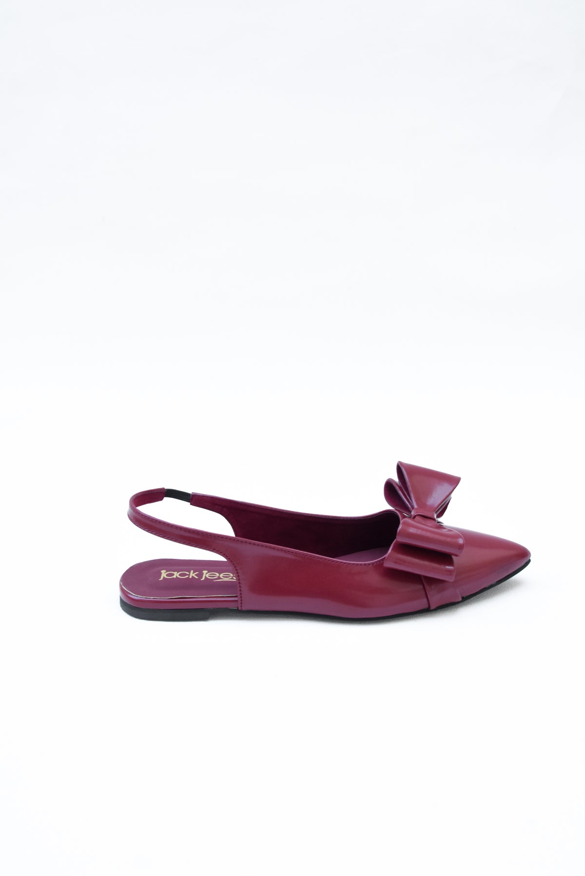 Luna Bow pointed toe slingback flats for women by Jack Jees