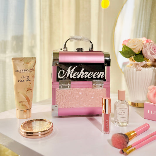 Crystal Clear Vanity Box Pink