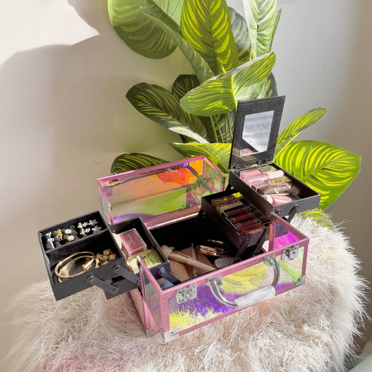 Aura Prism Vanity Box Pink