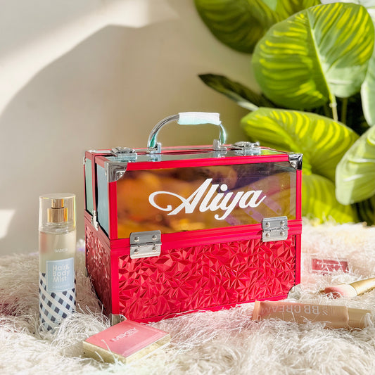 Aura Prism Vanity Box Red