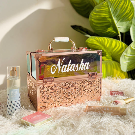 Aura Prism Vanity Box Rose Gold