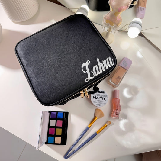 Luxe Glow Vanity Bag Black