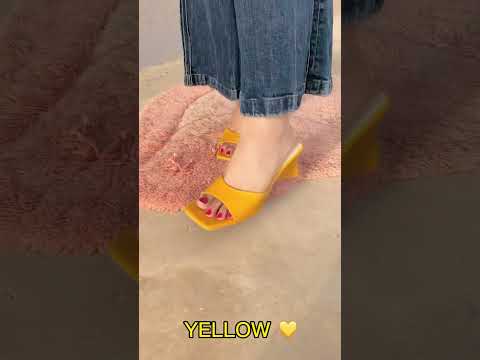 Color Pop Heel Yellow